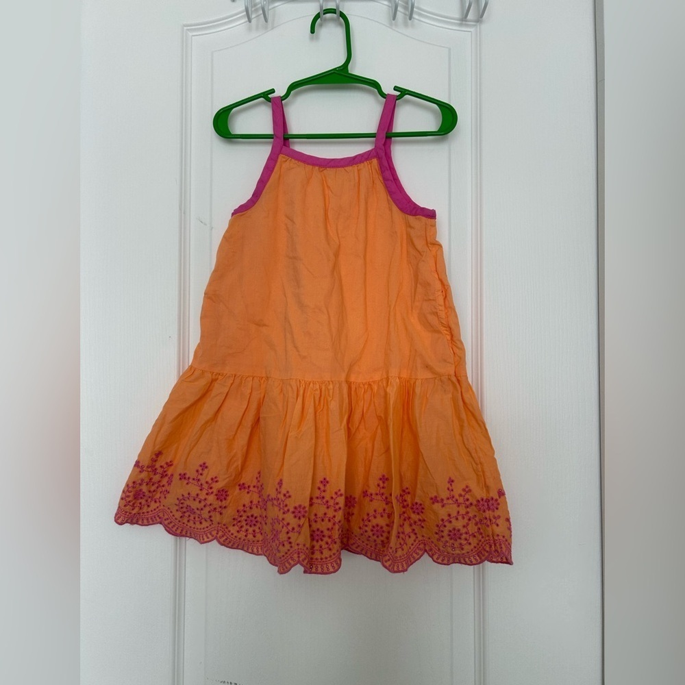 Orange and Pink Kids Dress